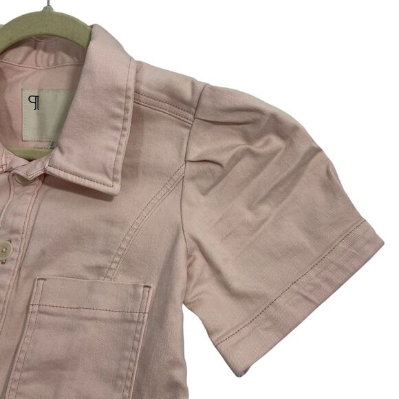 NWT Anthropologie The Kit Utility Romper by Pilcro‎ in Pink Rose Size 4 - Picture 5 of 8